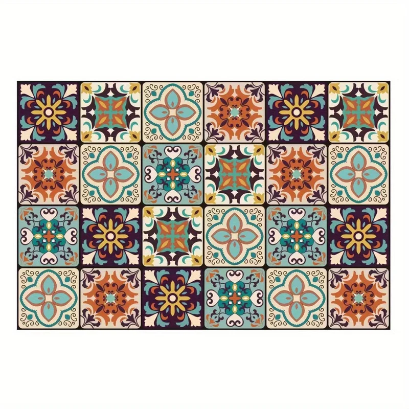 1 Stück, schnell trocknende Kaffeematte, Kaffeebar-Zubehör, rutschfeste, saugfähige Teller-Abtropfmatte im Boho-Stil für Küchentheken, Mikrofaser, geeignet für Kaffeemaschine, Kaffeekanne, super saugfähige Matte, gute Reinigung