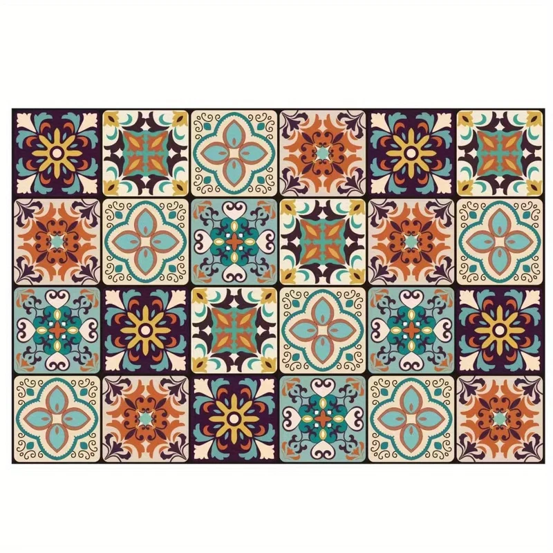 1 Stück, schnell trocknende Kaffeematte, Kaffeebar-Zubehör, rutschfeste, saugfähige Teller-Abtropfmatte im Boho-Stil für Küchentheken, Mikrofaser, geeignet für Kaffeemaschine, Kaffeekanne, super saugfähige Matte, gute Reinigung