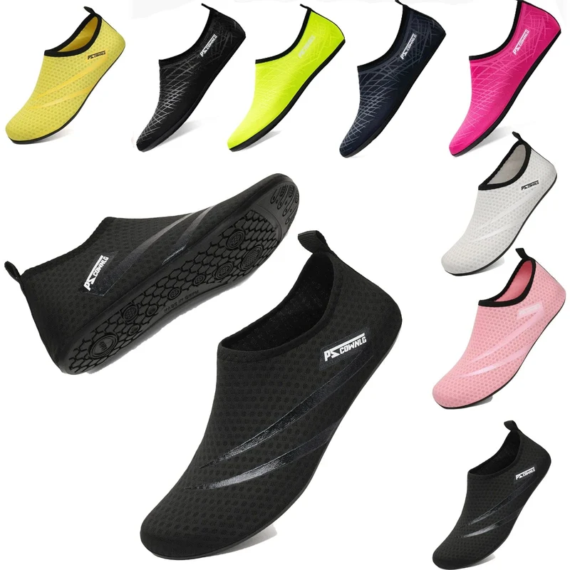 Wasser rutschfeste Sneaker Schwimmen Tauchen Socken Sommer Aqua Strand Sandale flache Schuhe Meer Slipper für Männer Frauen