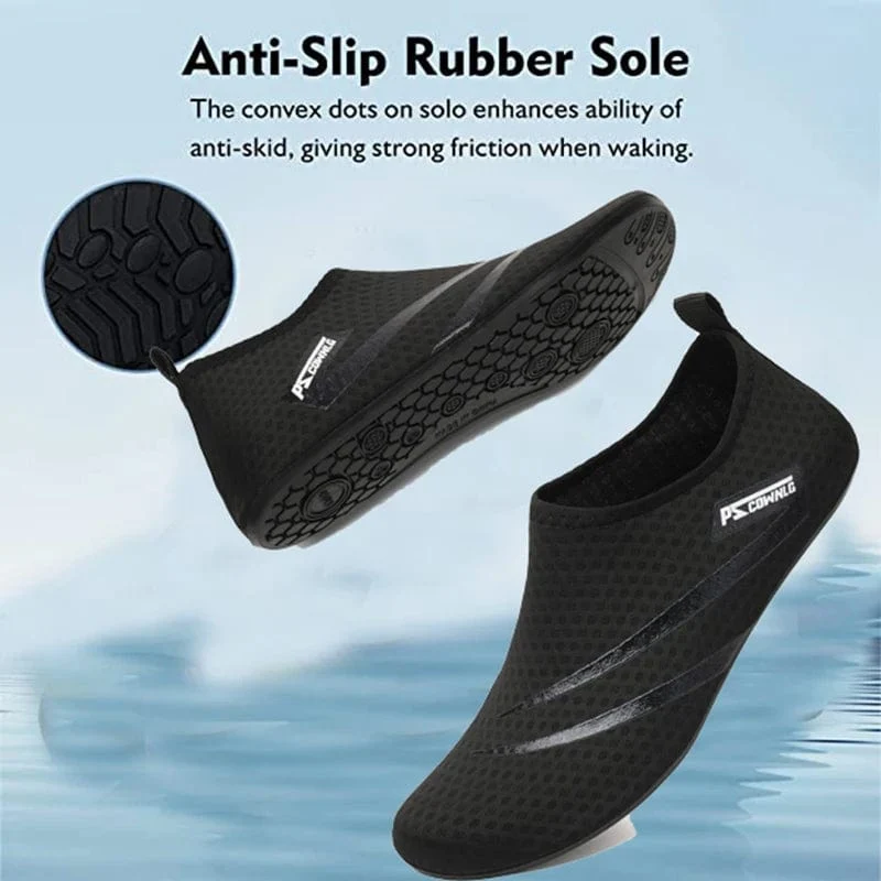 Wasser rutschfeste Sneaker Schwimmen Tauchen Socken Sommer Aqua Strand Sandale flache Schuhe Meer Slipper für Männer Frauen