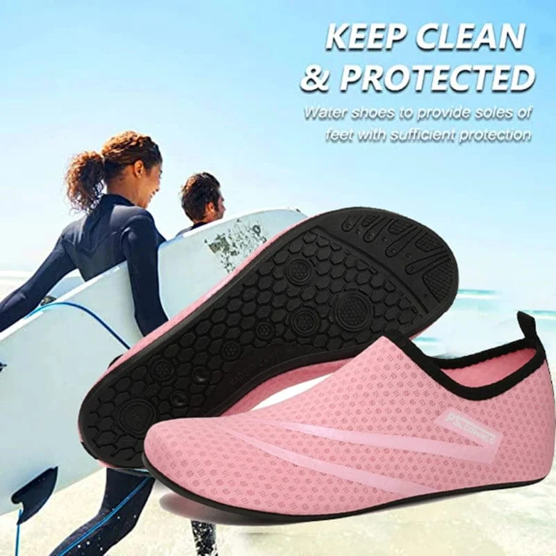 Wasser rutschfeste Sneaker Schwimmen Tauchen Socken Sommer Aqua Strand Sandale flache Schuhe Meer Slipper für Männer Frauen