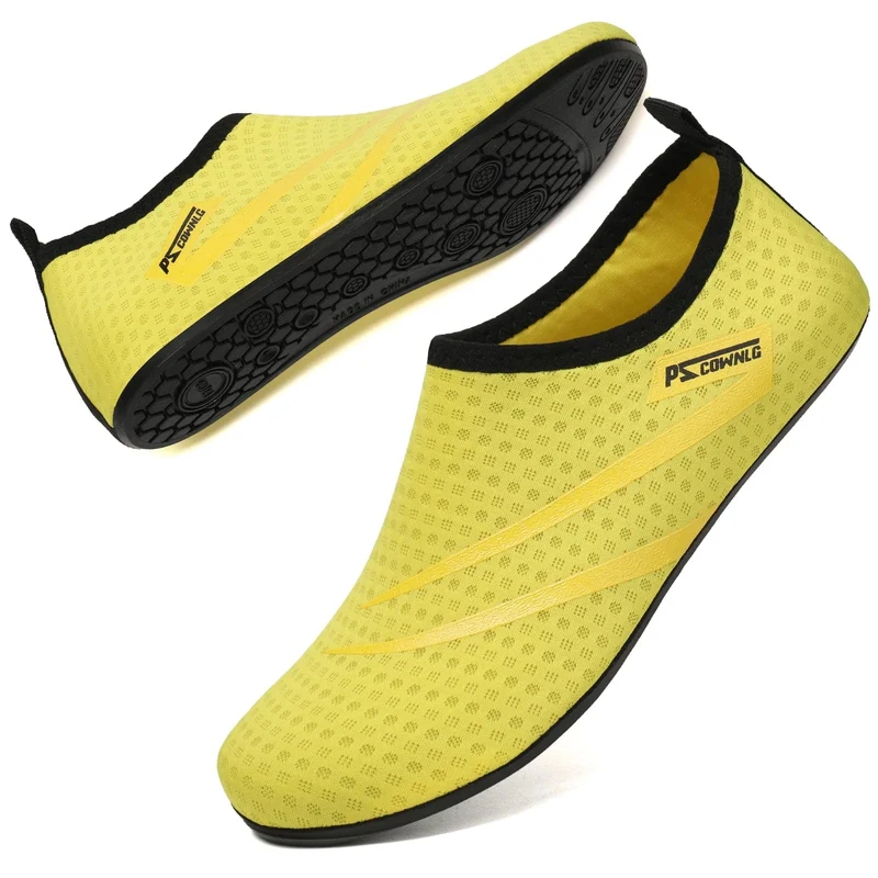 Wasser rutschfeste Sneaker Schwimmen Tauchen Socken Sommer Aqua Strand Sandale flache Schuhe Meer Slipper für Männer Frauen