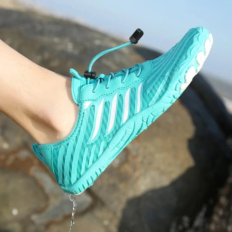Wasserschuhe für Damen und Herren, Barfußschuhe, atmungsaktiv, Strandschuhe, Sportschuhe, schnell trocknend, Fluss, Meer, Aquaschuhe, Turnschuhe