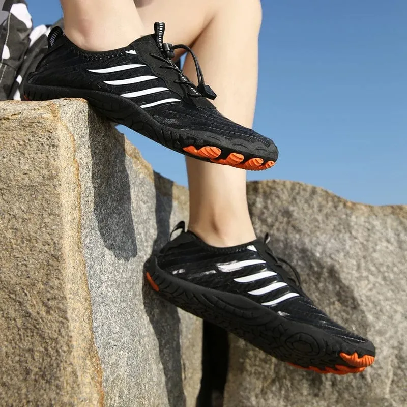 Wasserschuhe für Damen und Herren, Barfußschuhe, atmungsaktiv, Strandschuhe, Sportschuhe, schnell trocknend, Fluss, Meer, Aquaschuhe, Turnschuhe