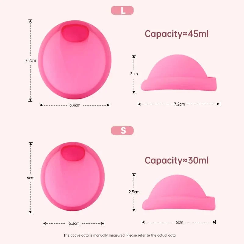 2023 neue Menstruations Disk Zeitraum Disc Menstruations Collector Silikon Tasse Zeitraum Tasse Feminine Pflege Tampon Gesundheit Schönheit Menstruations Tasse