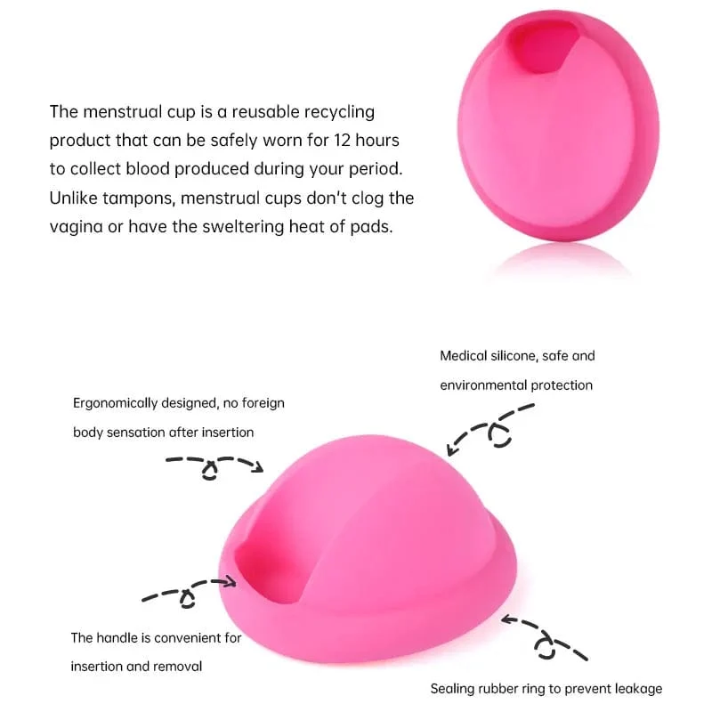 2023 neue Menstruations Disk Zeitraum Disc Menstruations Collector Silikon Tasse Zeitraum Tasse Feminine Pflege Tampon Gesundheit Schönheit Menstruations Tasse