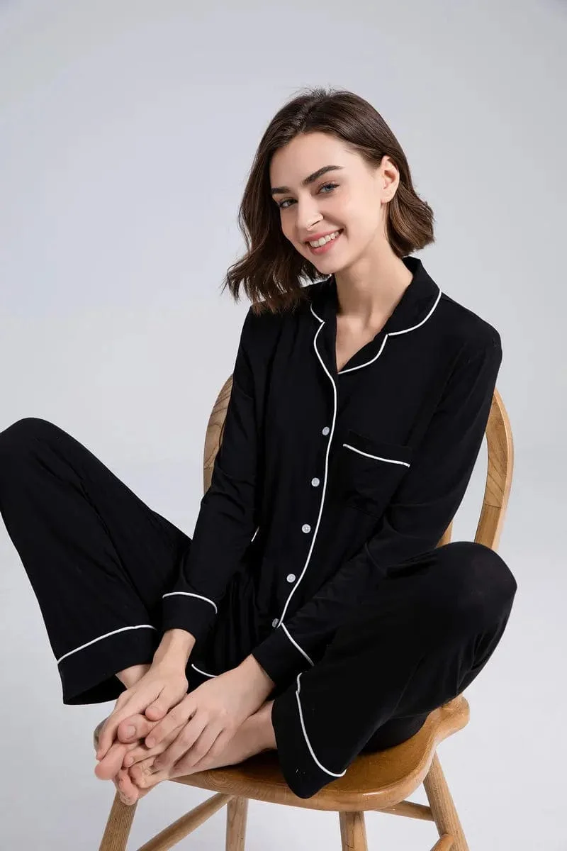 AS Ausverkauf Discount-Pyjama-Sets für Damen, hochwertige, atmungsaktive, bequeme Homewear aus Bambusfaser