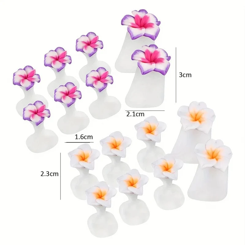 8-teiliger süßer Zehentrenner aus weichem Silikon für Nagellack, Satz Zehenabstandshalter für Füße. Tragen Sie während der Pediküre Nagellack auf