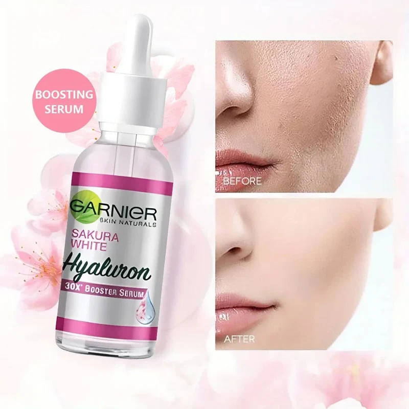 Sakura Glow 30x Hyaluronic Booster Hautpflege Gesichtsserum Natürliches Glow Serum Pflegendes Serum Gesichtsfeuchtigkeitscreme