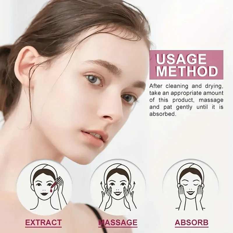 Sakura Glow 30x Hyaluronic Booster Hautpflege Gesichtsserum Natürliches Glow Serum Pflegendes Serum Gesichtsfeuchtigkeitscreme