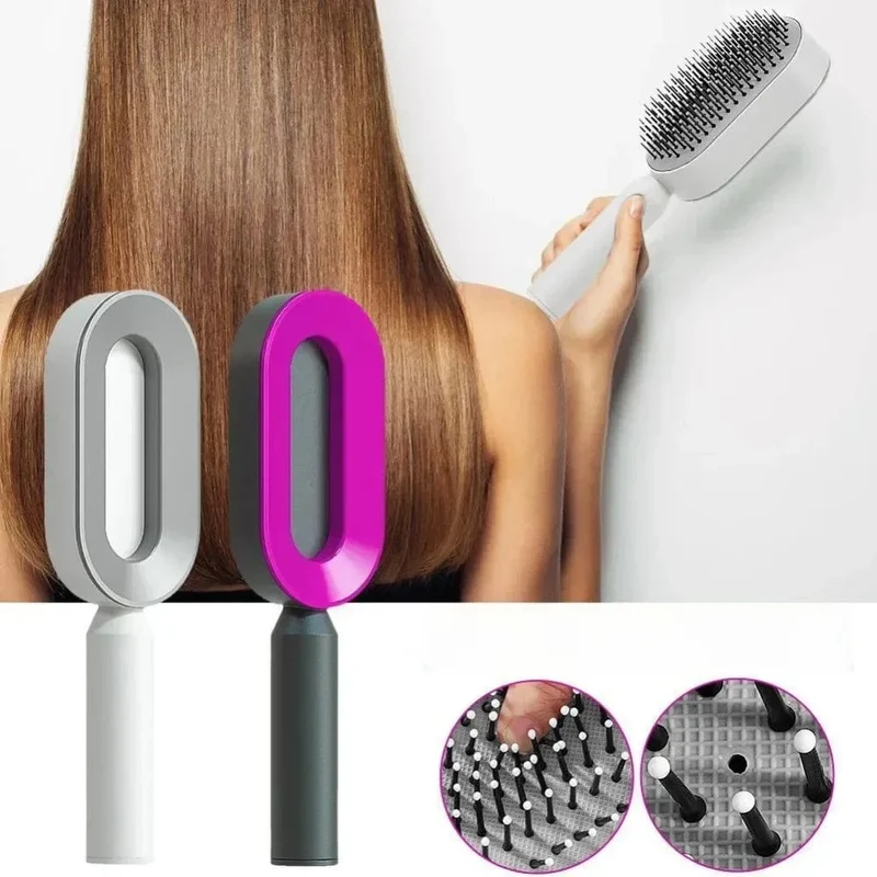 Entwirrende Haarbürste, Kopfhautmassagegerät, Massagebürste, 3D-Luftkissen, Kamm für verworrenes Haar, lockige Kämme, Friseursalon, Haar-Styling-Tools