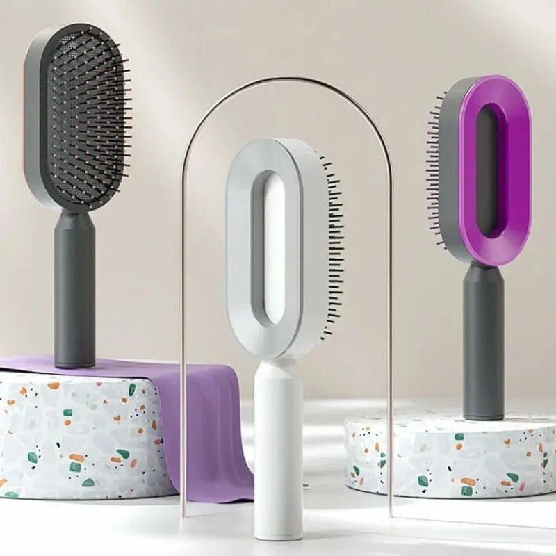 Entwirrende Haarbürste, Kopfhautmassagegerät, Massagebürste, 3D-Luftkissen, Kamm für verworrenes Haar, lockige Kämme, Friseursalon, Haar-Styling-Tools