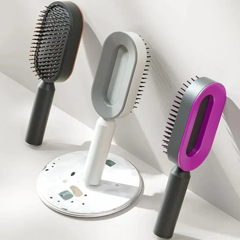 Entwirrende Haarbürste, Kopfhautmassagegerät, Massagebürste, 3D-Luftkissen, Kamm für verworrenes Haar, lockige Kämme, Friseursalon, Haar-Styling-Tools