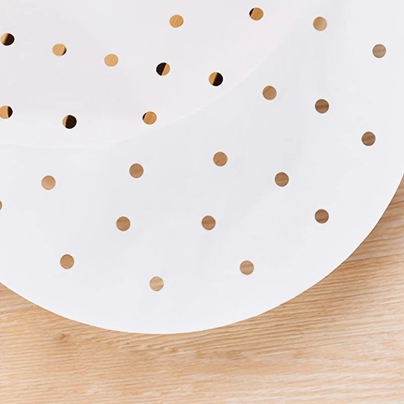 100 Stück antihaftbeschichtetes Dampfgarpapier für gesundes und einfaches Kochen – Einweg-Dampftuch in Lebensmittelqualität für Heißluftfritteuse, Ofen und Backen – einfache Reinigung und sichere Verwendung