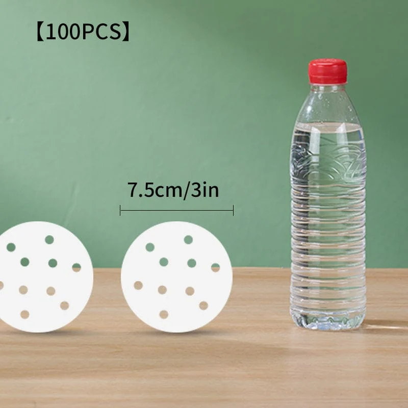 100 Stück antihaftbeschichtetes Dampfgarpapier für gesundes und einfaches Kochen – Einweg-Dampftuch in Lebensmittelqualität für Heißluftfritteuse, Ofen und Backen – einfache Reinigung und sichere Verwendung