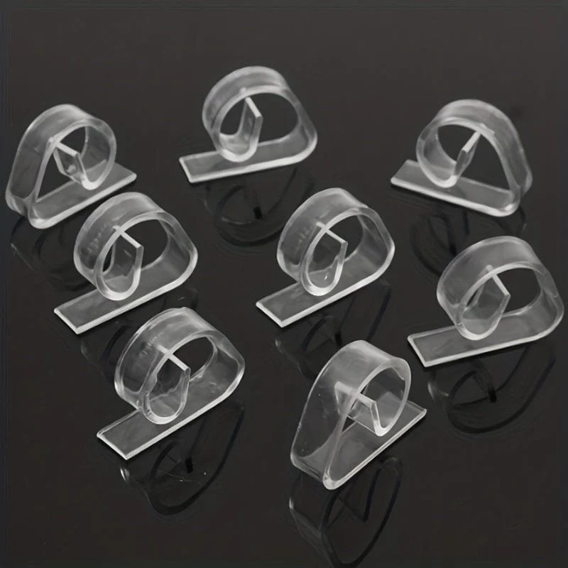 10 Stück, Tischdecken-Clips, durchsichtige Kunststoff-Tischdecken-Clips, Picknick-Tisch-Clips, geeignet für Zuhause, Küche, Restaurant, Picknicktisch, Hochzeit, Brautparty, Partyzubehör, Urlaubszubehör
