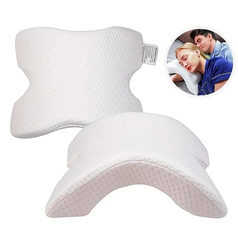 1-teiliges Armkissen, Kuschelkissen, Nackenkissen, Anti-Handdruck-Kissen in gewölbter Form, Memory-Schaum-Kissen mit langsamem Rückpralldruck, Büro-Ruhekissen, Nacken- und Rückenstützkissen