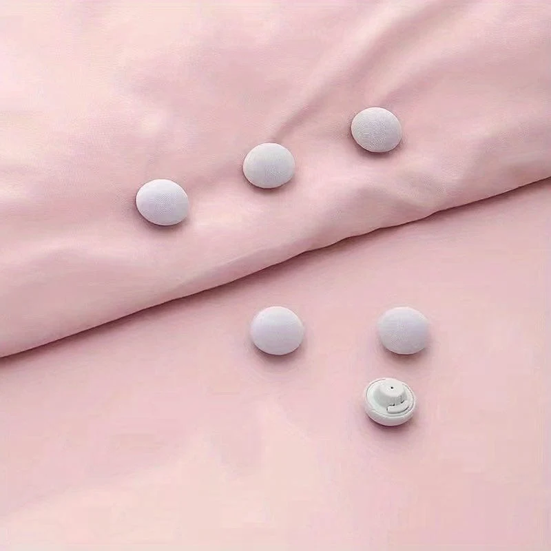 12 Stück Steppdeckenfixierer, keine Stecknadeln, Bettlaken-Quilt-Anti-Lauf-Schnallen, unsichtbare, rutschfeste Sicherheitsklammern, abnehmbar, wiederverwendbar, für Heim-Schlafzimmer-Bettwäsche-Matratzen