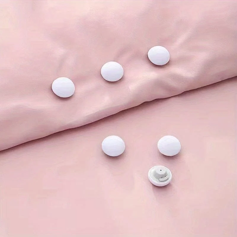 12 Stück Steppdeckenfixierer, keine Stecknadeln, Bettlaken-Quilt-Anti-Lauf-Schnallen, unsichtbare, rutschfeste Sicherheitsklammern, abnehmbar, wiederverwendbar, für Heim-Schlafzimmer-Bettwäsche-Matratzen