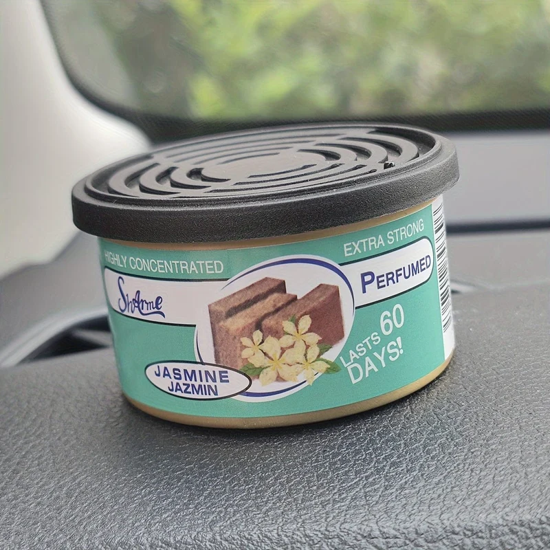 1 Stück Auto-Lufterfrischerglas, Aroma-Diffusor mit Jasmin-/Erdbeer-/Kaugummi-/Vanille-Kirsch-Aroma, Auto-Innenzubehör