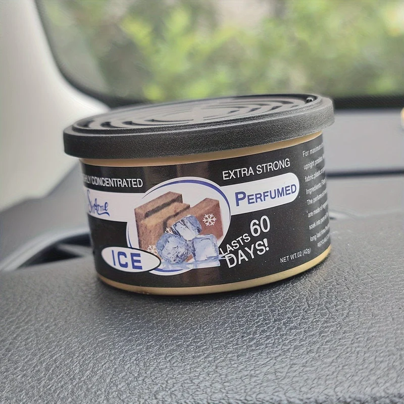 1 Stück Auto-Lufterfrischerglas, Aroma-Diffusor mit Jasmin-/Erdbeer-/Kaugummi-/Vanille-Kirsch-Aroma, Auto-Innenzubehör