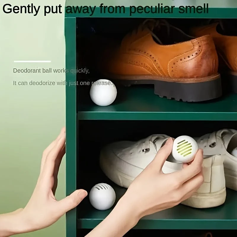 6/12 Stück Schuh-Deodorant-Kugeln, langlebiger aromatischer Lufterfrischer, feste Luftreinigungskugeln, Deodorant-Aromatherapie-Beutel, Heimdekoration, Raumdekoration, Aromatherapie-Geschenk