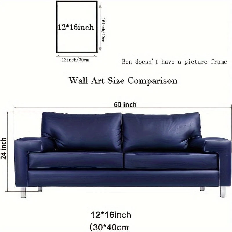 1 Stück ungerahmtes Leinwandposter, Sportkunst, Boxgemälde, ideales Geschenk für Schlafzimmer, Wohnzimmer, Flur, Wandkunst, Wanddekoration, Winterdekoration, Raumdekoration