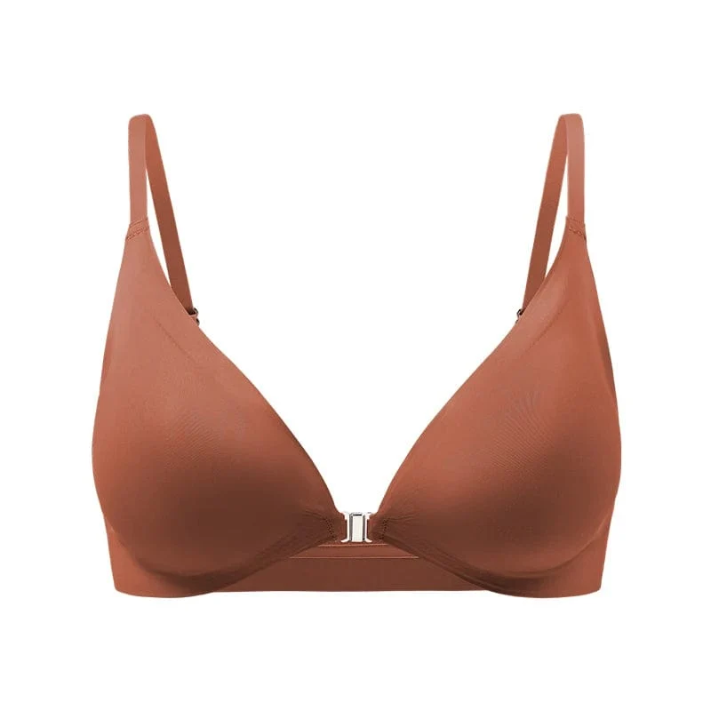 Heißer Verkauf Bh mit Front Öffnung Abnehmbare Wasser Tropfen Tasse Wireless Laser Cut Bh Brasier Para Mujer Frauen Nahtlose Bhs
