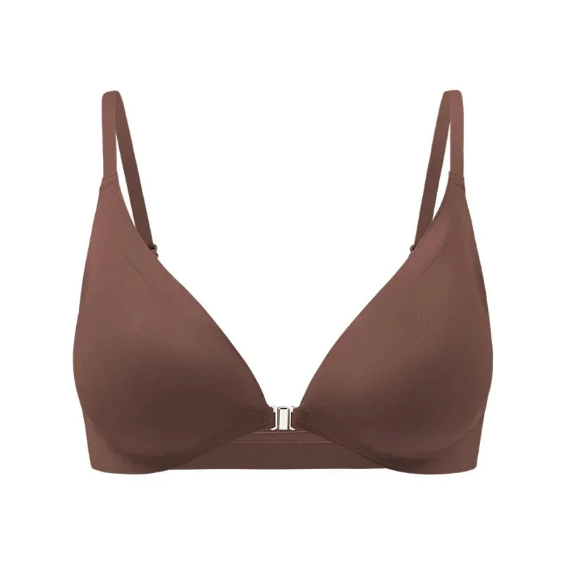Heißer Verkauf Bh mit Front Öffnung Abnehmbare Wasser Tropfen Tasse Wireless Laser Cut Bh Brasier Para Mujer Frauen Nahtlose Bhs