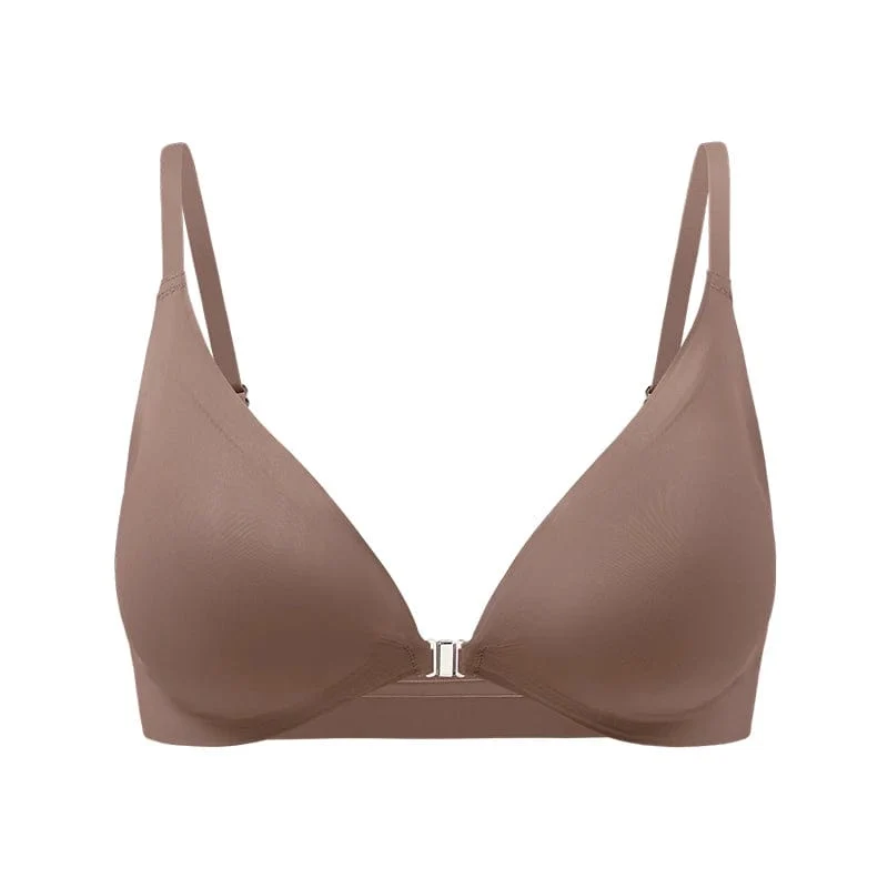 Heißer Verkauf Bh mit Front Öffnung Abnehmbare Wasser Tropfen Tasse Wireless Laser Cut Bh Brasier Para Mujer Frauen Nahtlose Bhs