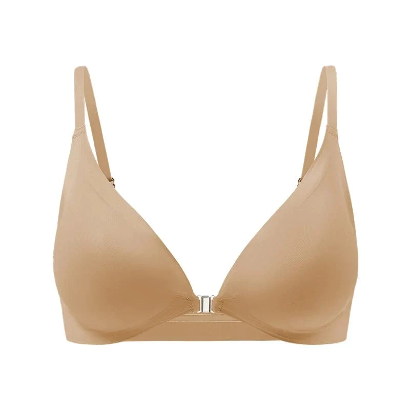 Heißer Verkauf Bh mit Front Öffnung Abnehmbare Wasser Tropfen Tasse Wireless Laser Cut Bh Brasier Para Mujer Frauen Nahtlose Bhs