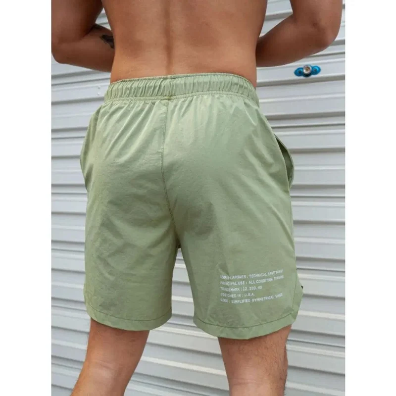Männer Hot Shorts Leichte Dünne Kurze Hosen Laufen Squat Fitness Shorts Männer GYM Tragen Schnell trocknende Kordelzug Shorts
