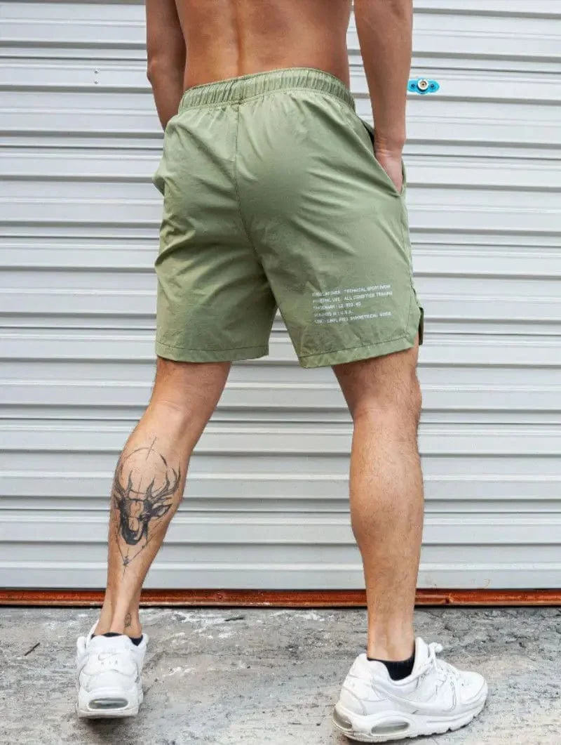 Männer Hot Shorts Leichte Dünne Kurze Hosen Laufen Squat Fitness Shorts Männer GYM Tragen Schnell trocknende Kordelzug Shorts
