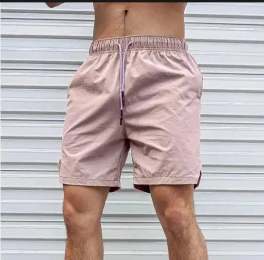 Männer Hot Shorts Leichte Dünne Kurze Hosen Laufen Squat Fitness Shorts Männer GYM Tragen Schnell trocknende Kordelzug Shorts