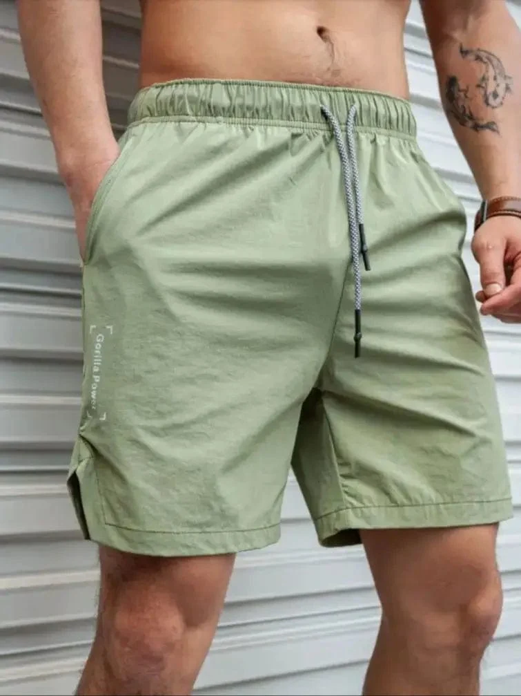 Männer Hot Shorts Leichte Dünne Kurze Hosen Laufen Squat Fitness Shorts Männer GYM Tragen Schnell trocknende Kordelzug Shorts