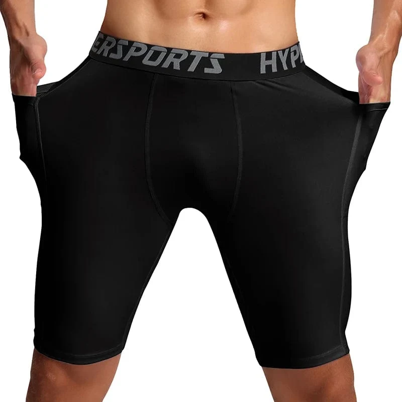 Männer Running Short Quick Dry Leggings Herren Kompressionsstrumpfhosen Gym Fitness Sport Shorts Männliche Badehose