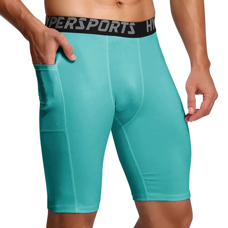 Männer Running Short Quick Dry Leggings Herren Kompressionsstrumpfhosen Gym Fitness Sport Shorts Männliche Badehose