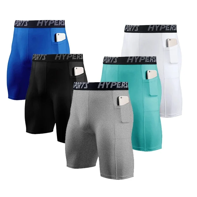 Männer Running Short Quick Dry Leggings Herren Kompressionsstrumpfhosen Gym Fitness Sport Shorts Männliche Badehose