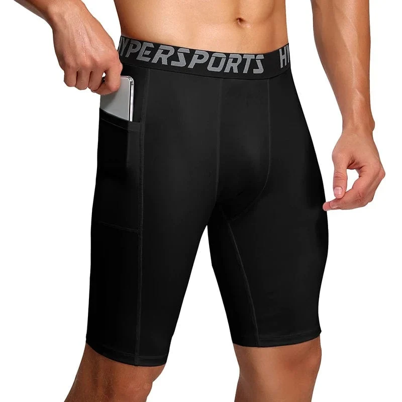 Männer Running Short Quick Dry Leggings Herren Kompressionsstrumpfhosen Gym Fitness Sport Shorts Männliche Badehose