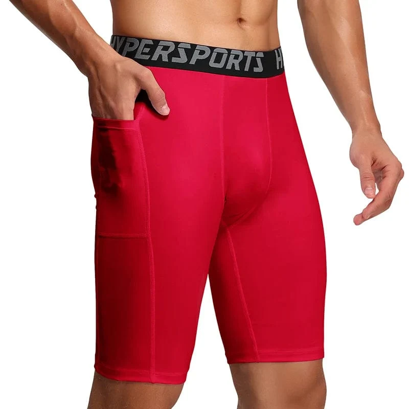 Männer Running Short Quick Dry Leggings Herren Kompressionsstrumpfhosen Gym Fitness Sport Shorts Männliche Badehose