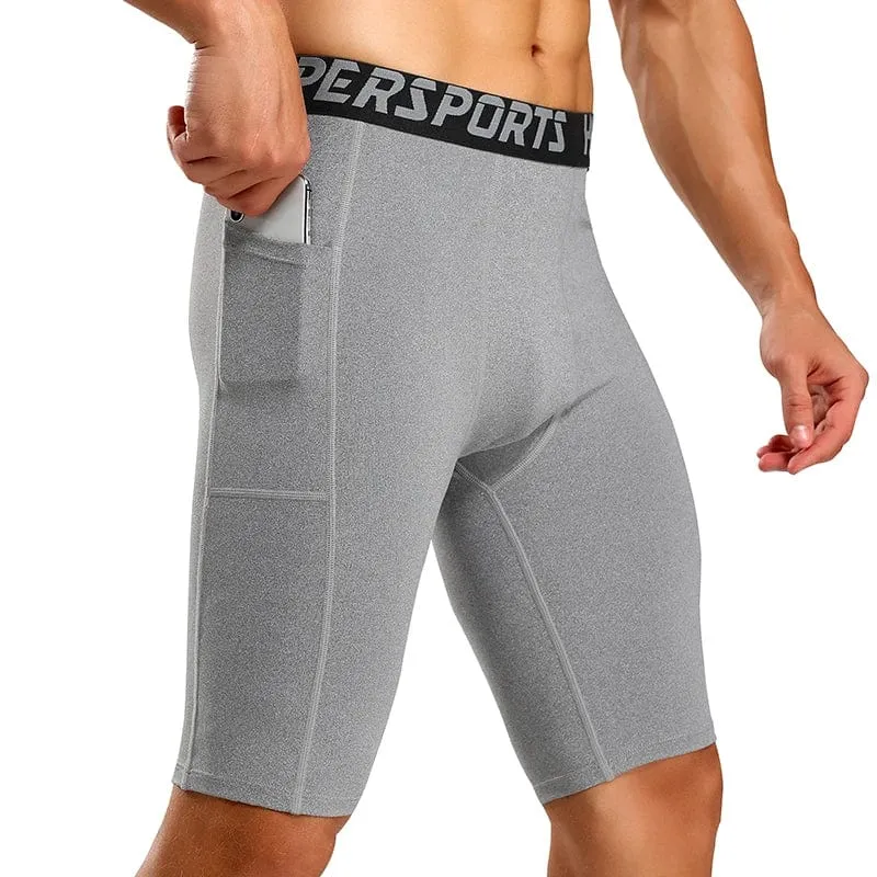 Männer Running Short Quick Dry Leggings Herren Kompressionsstrumpfhosen Gym Fitness Sport Shorts Männliche Badehose
