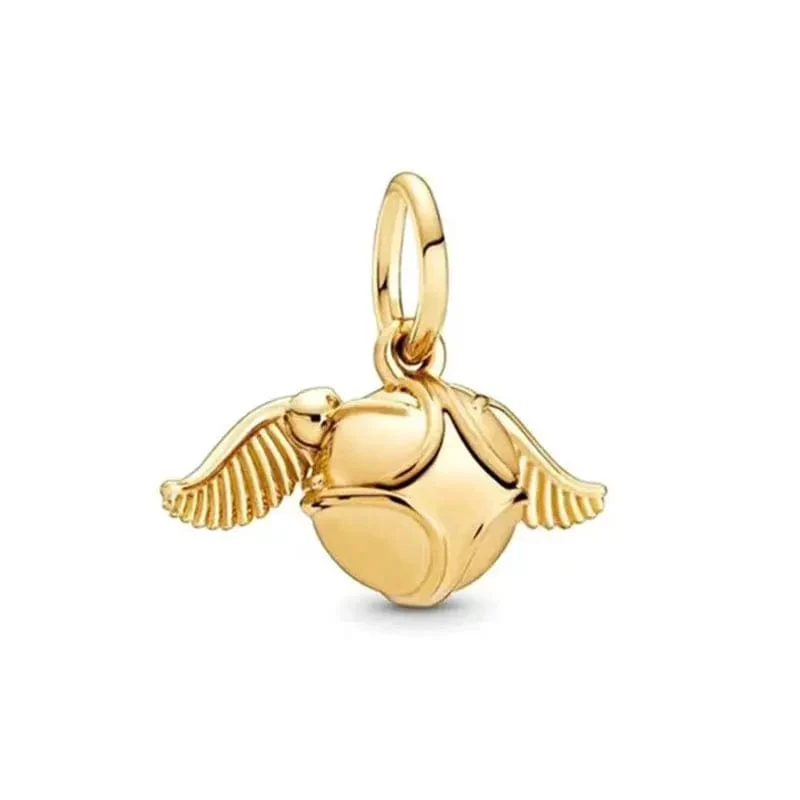 2024 heißer Verkauf 925 Silber vergoldet Magic Little Harry Charm Bead Anhänger geeignet für Pandora-Armband