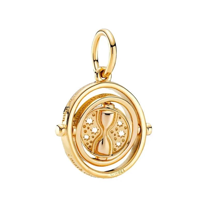 2024 heißer Verkauf 925 Silber vergoldet Magic Little Harry Charm Bead Anhänger geeignet für Pandora-Armband
