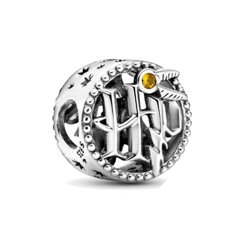 2024 heißer Verkauf 925 Silber vergoldet Magic Little Harry Charm Bead Anhänger geeignet für Pandora-Armband
