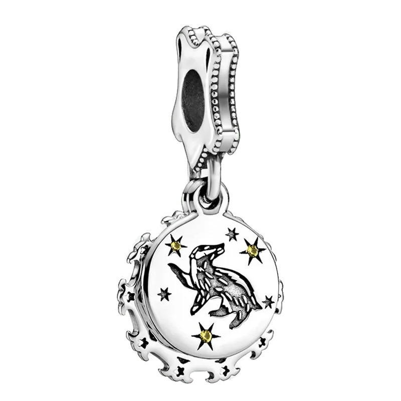 2024 heißer Verkauf 925 Silber vergoldet Magic Little Harry Charm Bead Anhänger geeignet für Pandora-Armband