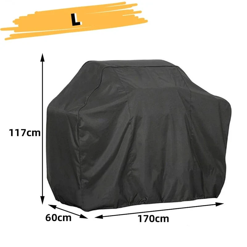 BBQ-Abdeckung für den Außenbereich, staubdicht, wasserdicht, Weber Heavy Duty Grillabdeckung, Regenschutz, Outdoor-Grillabdeckung, rund