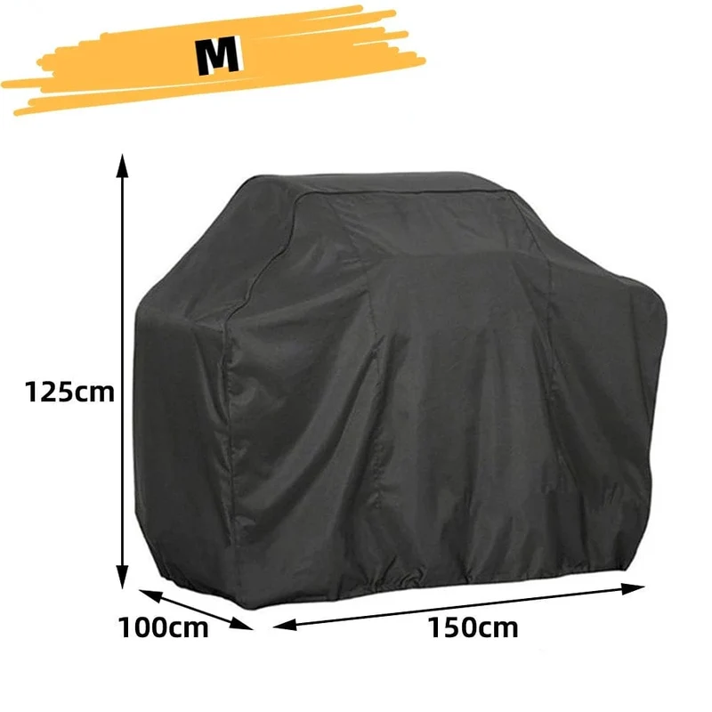 BBQ-Abdeckung für den Außenbereich, staubdicht, wasserdicht, Weber Heavy Duty Grillabdeckung, Regenschutz, Outdoor-Grillabdeckung, rund