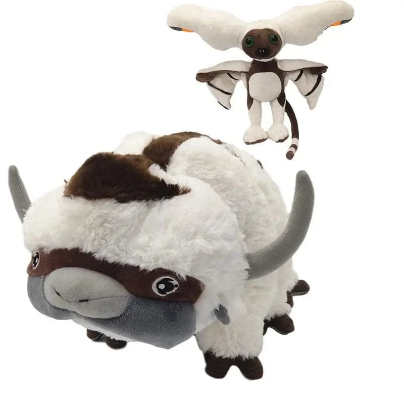 45 cm Anime Avatar: Der Herr der Elemente Appa Plüschtiere Avatar Appa Momo Plüsch Weiche Kuscheltiere Spielzeug Geschenke für Kinder Kinder