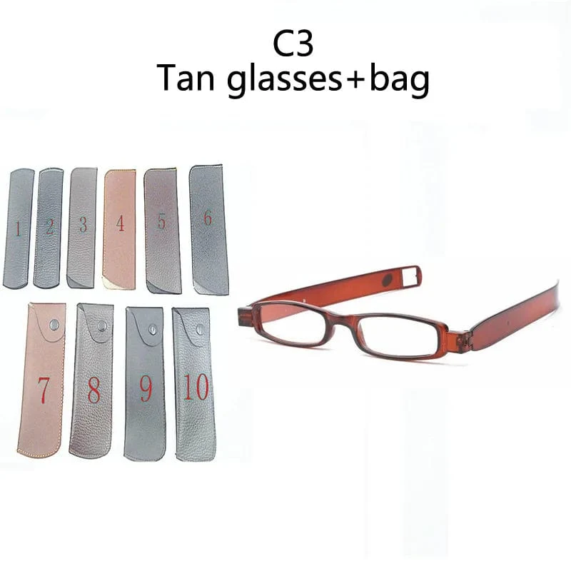 360 Rotationsmagnet Tragbare faltbare Magnetfeldtherapie aktivierte Presbyopie-Brille HD-Harz-Männer und Frauen, die Plastikbrillen lesen