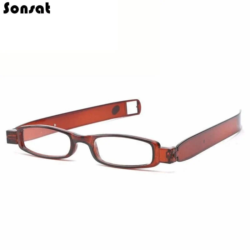 360 Rotationsmagnet Tragbare faltbare Magnetfeldtherapie aktivierte Presbyopie-Brille HD-Harz-Männer und Frauen, die Plastikbrillen lesen